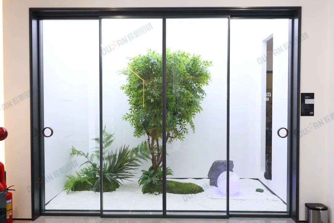 铝合金极窄推拉门型材_欧帆铝材