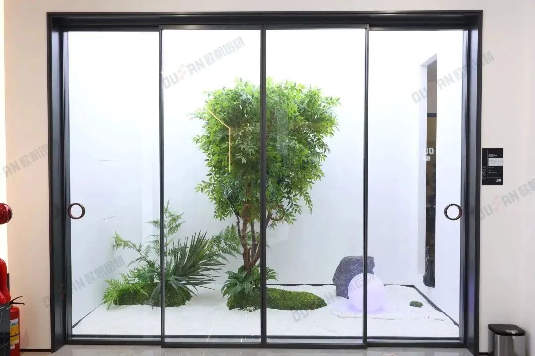 欧帆铝材极简推拉系统铝型材